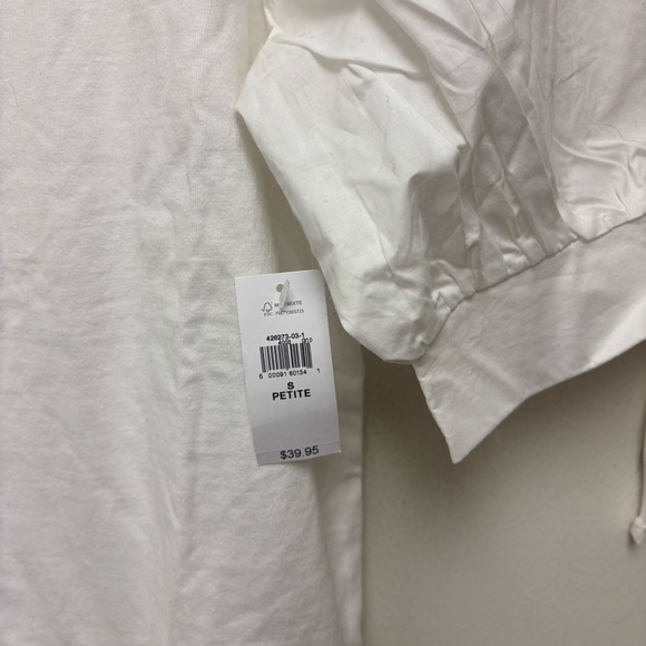 NWT Gap Tie Sleeve Square Neck Top - Picture 7 of 10